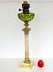 Grande Lampe à Petrole Marbre Bronze Chapiteau Corinthien Napoléon Iii Xixème