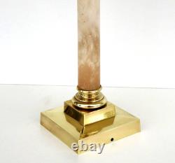 Grande LAMPE à PETROLE Marbre Bronze Chapiteau Corinthien Napoléon III XIXème Grande LAMPE à PETROLE Marbre Bronze Chapiteau Corinthien Napoléon III XIXème