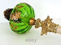 Grande LAMPE à PETROLE Marbre Bronze Chapiteau Corinthien Napoléon III XIXème Grande LAMPE à PETROLE Marbre Bronze Chapiteau Corinthien Napoléon III XIXème