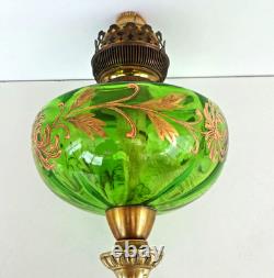 Grande LAMPE à PETROLE Marbre Bronze Chapiteau Corinthien Napoléon III XIXème Grande LAMPE à PETROLE Marbre Bronze Chapiteau Corinthien Napoléon III XIXème