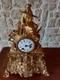 Grande Pendule En Bronze Dore Xixeme