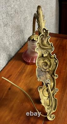 Grande applique époque Napoléon III en bronze doré