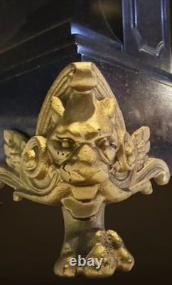 Grande paire de chandeliers Style Napoléon III 58 x 17 cm Bronze