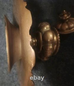 Gros Encrier Bronze XIXe Décor Griffons Et Écussons Napoléon III