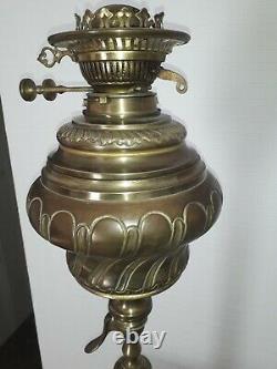 Guéridon Lampe à pétrole Lampe de Parquet Napoléon 3 ou table de fumeur