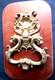 Heurtoir De Porte En Bronze Doré, Style Renaissance, époque Napoléon Iii