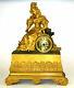 Horloge De Foyer. Bronze. Avec Sonnerie. Style Napoleon Iii. France. Xix