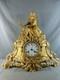 Horloge Pendule Napol&eacute;on Iii En Bronze Dor&eacute; Sign&eacute; Pg, 19&egrave;me Si&egrave;cle, Fonctionne