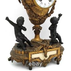 Horloge Pendule Napoleon III en Bronze doré début du 20ème siècle
