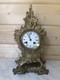 Horloge Pendule En Bronze Decor Angelot Du Xix ème Siècle Napoléon Iii