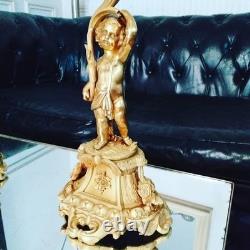 Importante Paire de Candélabre Bronze Doré LOUIS XVI Napoléon III 1880