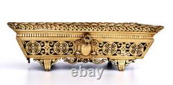 JARDINIERE en Bronze Ajouré et Doré du XIXème siècle
