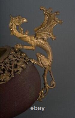 Jardiniere Bronze Napoleon III Dragon Dans Le Gout De Gabriel Viardot M1360