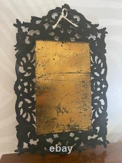 Joli Miroir En Bronze Dore Epoque Napoleon III