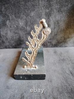 Joli Porte Plumes En Bronze Et Marbre Napoléon III (Vendu Sans Les Plumes)