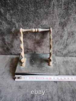 Joli Porte Plumes En Bronze Et Marbre Napoléon III (Vendu Sans Les Plumes)