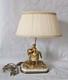 Lampe De Table En Bronze Massif Dor&Eacute; Sculpt&eacute; 19&egrave;me Style Napol&eacute;on Iii