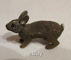 LAPIN MINIATURE BRONZE DE VIENNE Fin 19ème siècle / Antique little rabbit