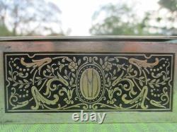 LE CLAVECIN boîte à bijoux argent ancien