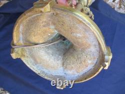 Lamp Napoléon III style, bronze, Flaming Globe circa 1890-1900