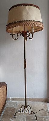 Lampadaire en bronze Napoléon III