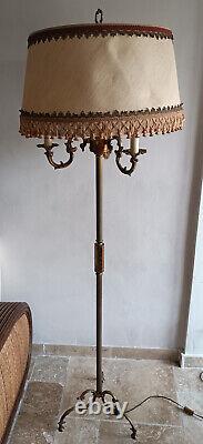 Lampadaire en bronze Napoléon III