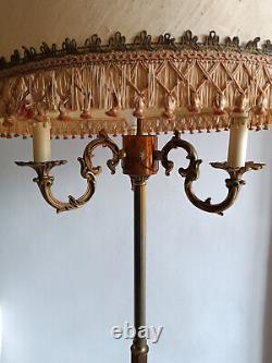 Lampadaire en bronze Napoléon III