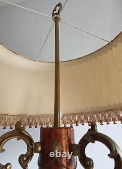 Lampadaire en bronze Napoléon III