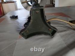 Lampe A Huile En Bronze Dites Sinombre Électrifiée XIX Napoléon III Bon Etat