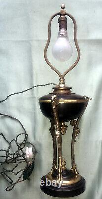 Lampe Napoléon III style Empire électrifiée fonctionnelle