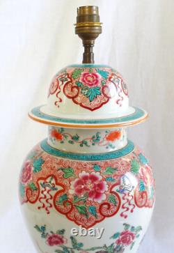 Lampe potiche porcelaine de Chine & bronze doré époque Napoléon III