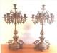 Large Pair Of Gilt Bronze Candelabra 7 Lights Napoleon Iii 19th Century