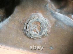 Le tireur d'épine sujet en bronze 19è Cachet Réduction Collas