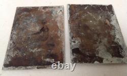 Léon Perzinka, 2 panneaux en Bronze Femmes Antiques XIXe