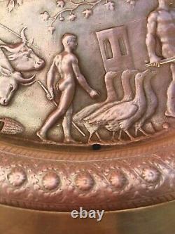 Levillain et Barbedienne Coupe à l'antique en bronze XIXème