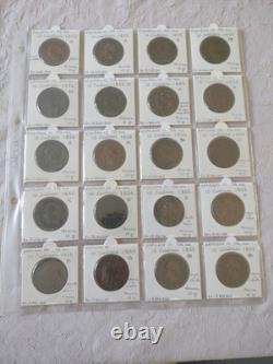 Lot 10 Centimes Napoléon III Bronze