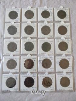 Lot 10 Centimes Napoléon III Bronze