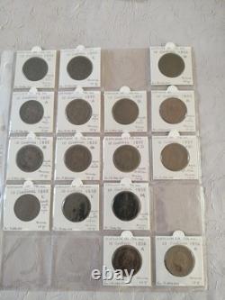 Lot 10 Centimes Napoléon III Bronze