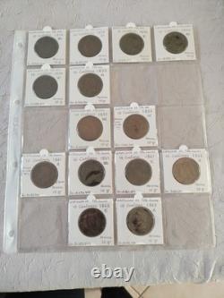 Lot 10 Centimes Napoléon III Bronze