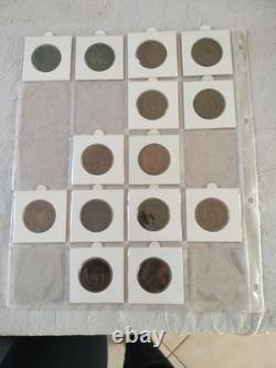 Lot 10 Centimes Napoléon III Bronze