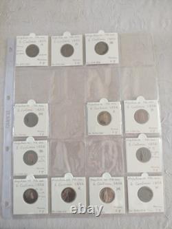 Lot 2 Centimes Napoléon III Bronze de 1853 à 1862