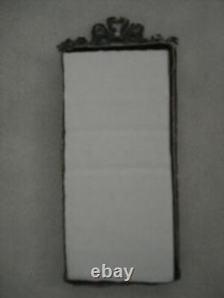 Lot 4 cadres porte-photo anciens bronze doré Napoléon III laurier noeud Louis XV