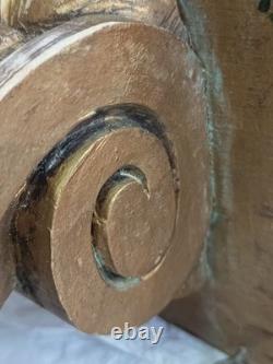 Lot Ou Par Pièce Ancien Bougeoir Lampe Bronze Doré + Console Bois Napoléon III