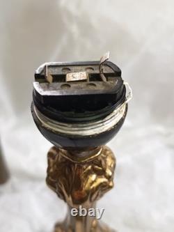 Lot Ou Par Pièce Ancien Bougeoir Lampe Bronze Doré + Console Bois Napoléon III