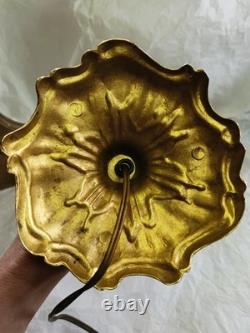 Lot Ou Par Pièce Ancien Bougeoir Lampe Bronze Doré + Console Bois Napoléon III