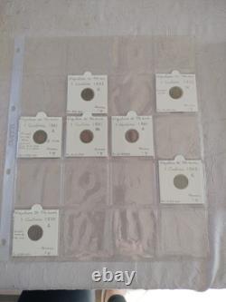 Lot de 1 Centime Napoléon III de 1853 à 1870