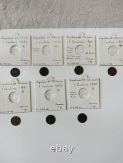 Lot de 1 Centime Napoléon III de 1853 à 1870