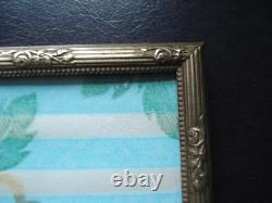 Lot de 2 porte-photo anciens XIX Napoléon III en bronze doré