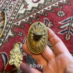 Lot de 4 crochets à rideaux patères Mascaron Louis XV époque Napoléon 3 BE RARE