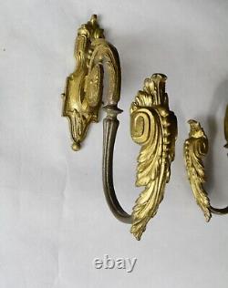 Lot de 4 embrasses / crochets à rideau en bronze époque napoléon 3